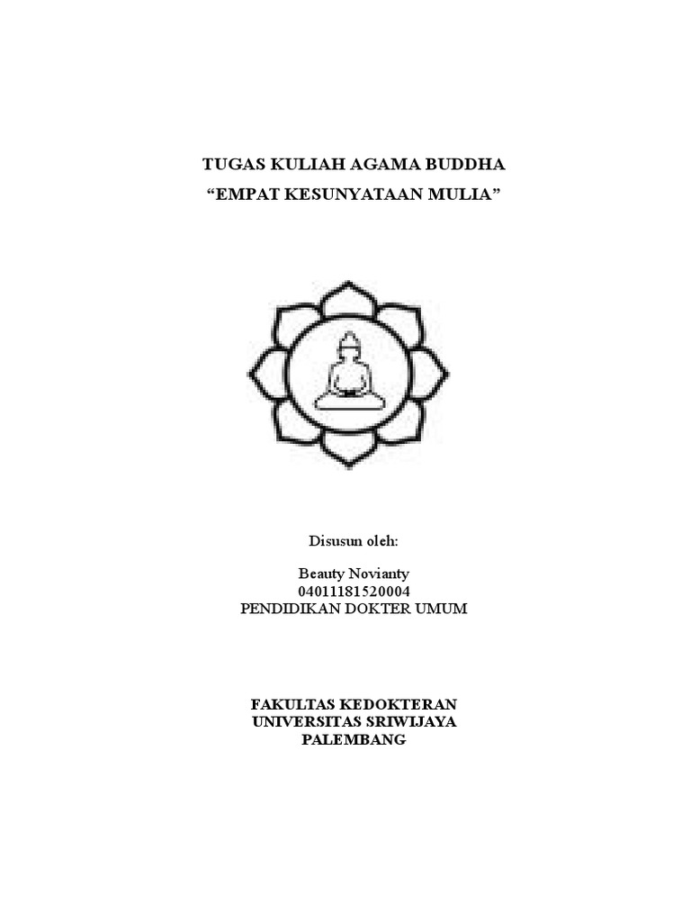4 Kebenaran Mulia Pdf