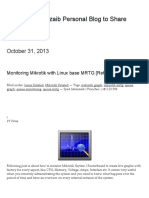 Monitoring Mikrotik With Linux Base MRTG (References) - Syed Jahanzaib Personal Blog To Share Knowledge ! PDF