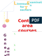 Content Area Courses