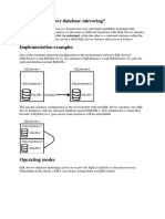 What Is SQL Server Database Mirroring?