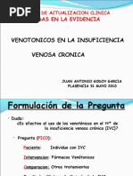 Venotónicos en La Insuficiencia Venosa Crónica, Sesiones de Actualización Basadas en La Evidencia para Residentes de MFyC