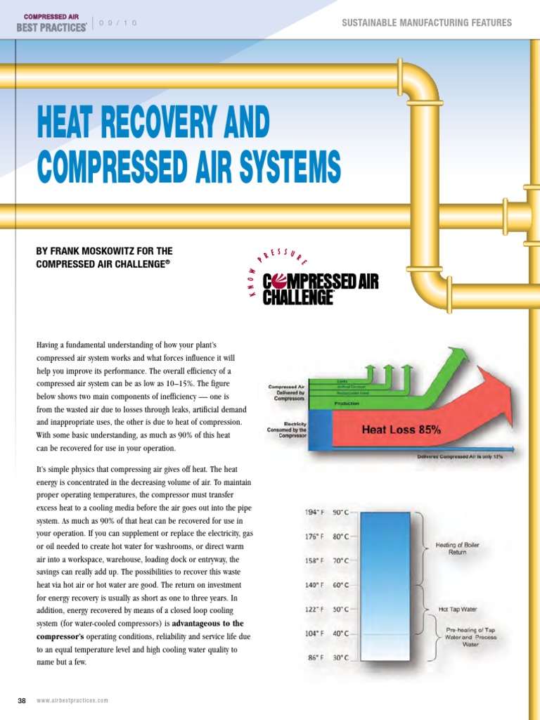 Heat Recovery and Compressed Air Systems: by Frank Moskowitz For The ...