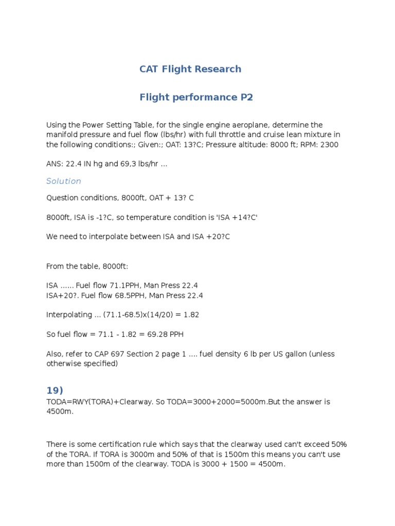 A320 Performance Calculations Guide | PDF | Aviation | Aeronautics