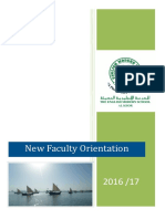 New Staff Orientation Handbook - Al Khor 16-17