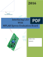MPLAB Xpress Evaluation Board LED BLINK