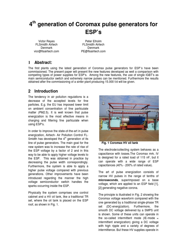 4th Generation Coromax | PDF | Capacitor | Transformer