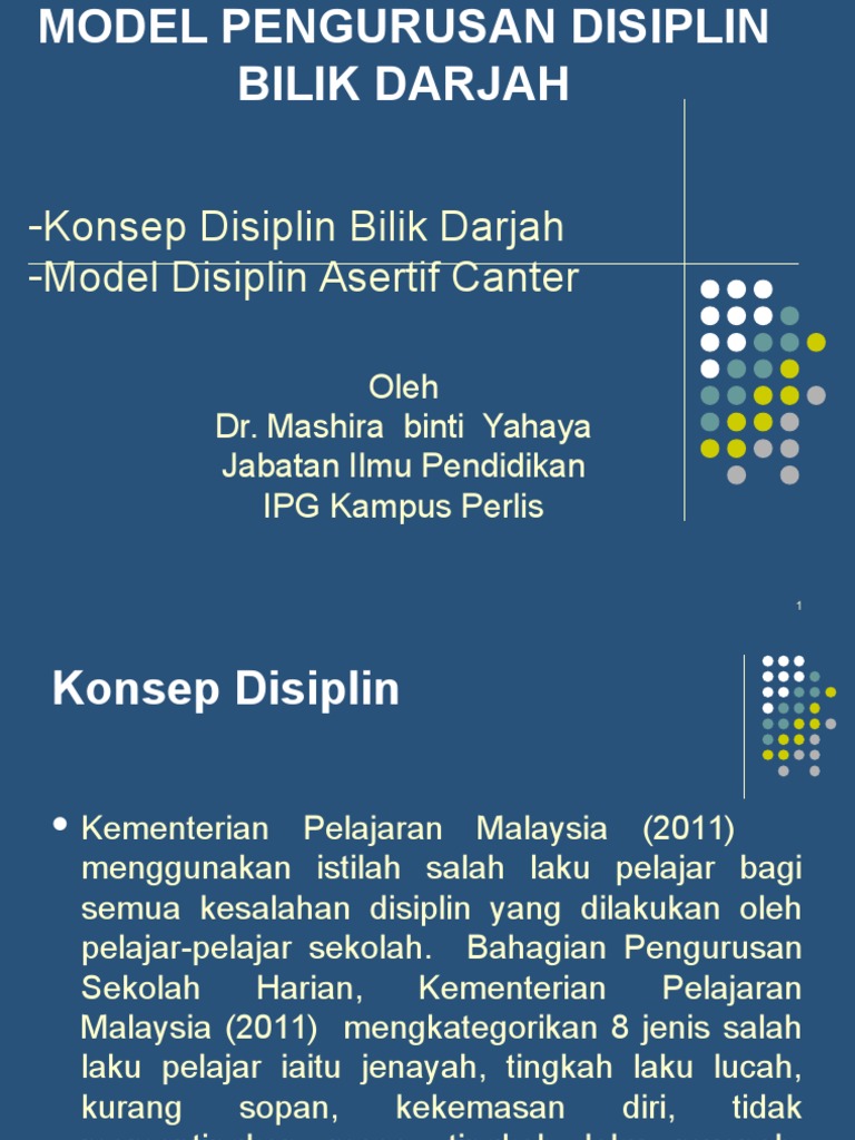 Pengurusan Disiplin Ppt