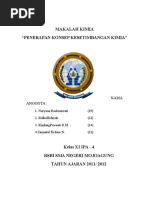 Makalah Kesetimbangan Kimia