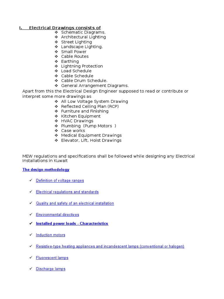 Electrical Design and Distribution Overview | PDF | Electric Power ...