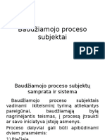 Baudžiamojo Proceso Subjektai