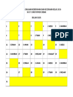 Jadual Bertugas Enilaian Kebersihan Dan Keceriaan