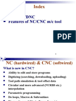 NC/CNC/DNC Features of NC/CNC M/C Tool: Index