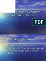 The Origin and Evolution of Life On Earth