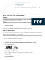 HP PSC 2210 - Press Enter To Align Cartridges - HP® Customer Support