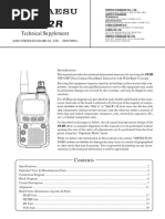 STANDARD 50/144/430MHz FM トランシーバー VX-8 Yaesu VX-7R Service Manual | PDF | Amplifier | Electronic Filter