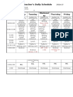 Stewart Schedule