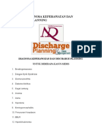 Contoh Diagnosa Keperawatan Dan Discharge Planning