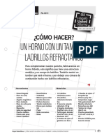 Fabrica Horno Con Un Tambor y Ladrillos Refractarios