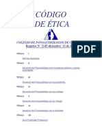 Código de Ética Fonoaudiología