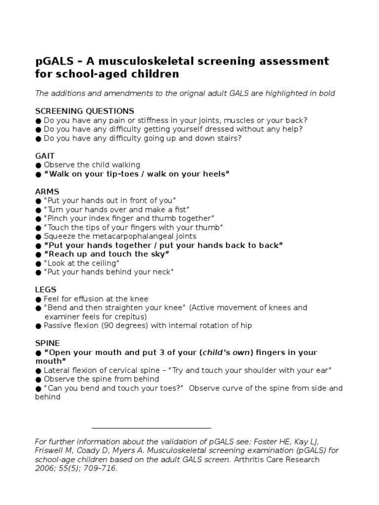 PGALs Screening Questions 6965