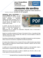 19-08-2011 Creciente Consumo de Sardina