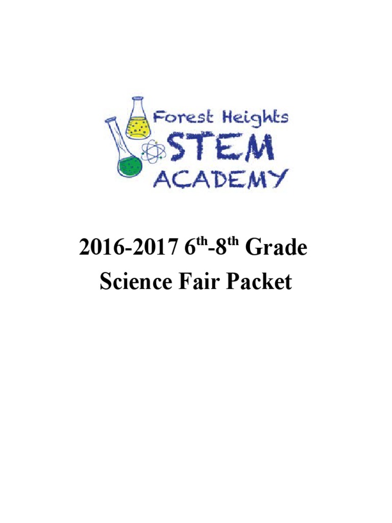 2016-2017 Science Fair Guide for Grades 6-8 | PDF | Experiment ...