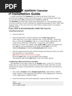 Mac OS X System and Gaussian 09