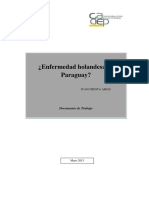 Enfermedad Holandesa en Paraguay (Juan Cresta Arias)