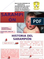 Sarampión Historia Natural de La Enfermedad