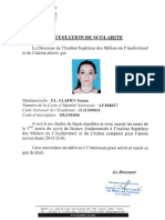 Attestation D Scolarité