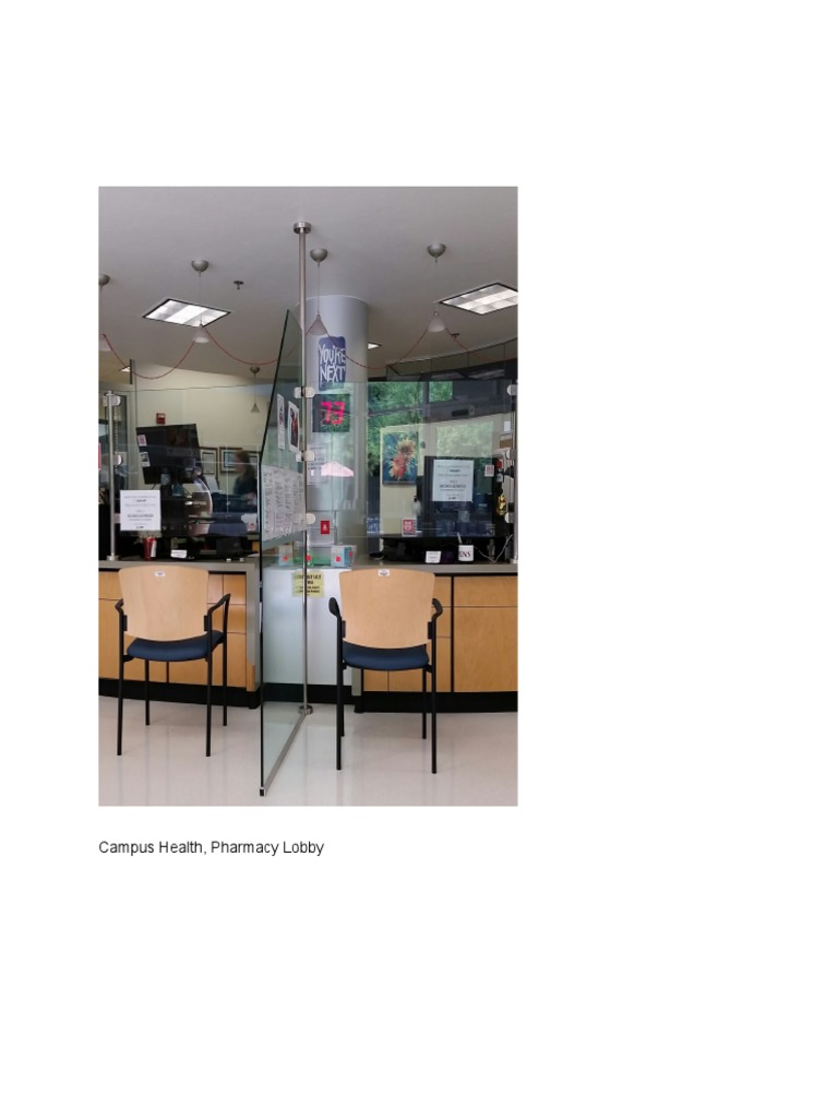Campus Health, Pharmacy Lobby | PDF