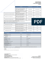 Tabela de Encargos e Tarifas Valida A Partir de 04022013