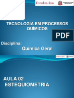 156337600 Aula 02 Estequiometria