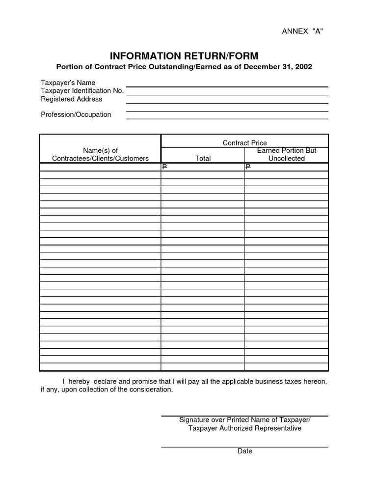 1859rmc06 - 03 (Annex A) | PDF | Finance & Money Management