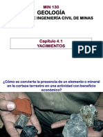 MIN 130 2014 4.1 Yacimientos PDF
