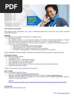 Intel Malaysia Scholarship 2015