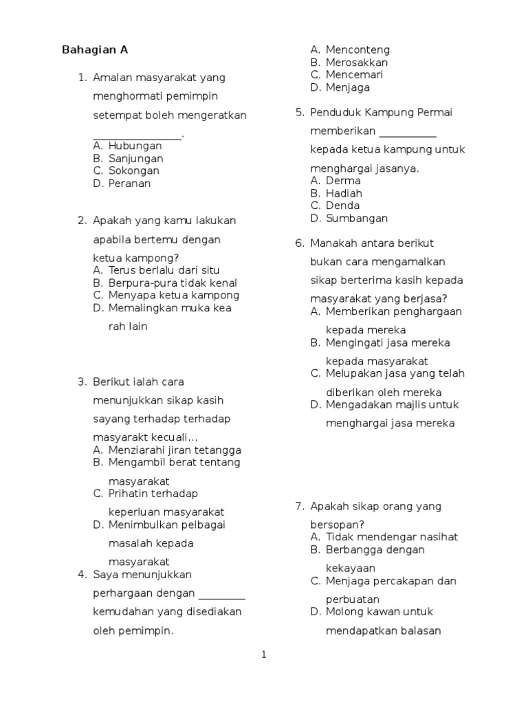 Pend Moral Tahun 5 Pdf