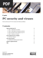 PC Security and Viruses: IT Guide