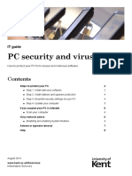 PC Security and Viruses: IT Guide
