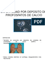 EDPC: Artritis por depósito de cristales de pirofosfato de calcio