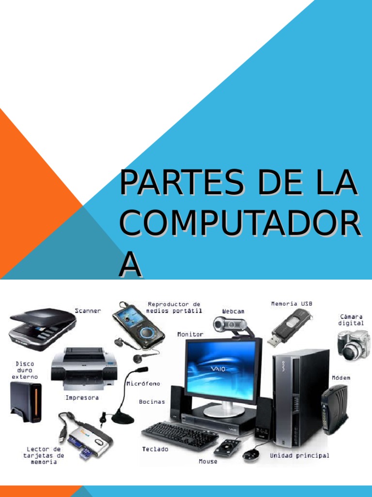 Partes de la Computadora para Niños | PDF | Ordenador portátil | Disco ...