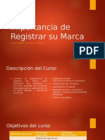 Importancia de Registrar Su Marca