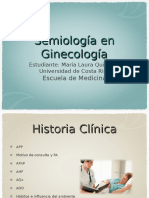 Semiologia en Gine