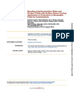 Cycling: Product Yields With Sodium Stress Boosting Autofermentation Rates and