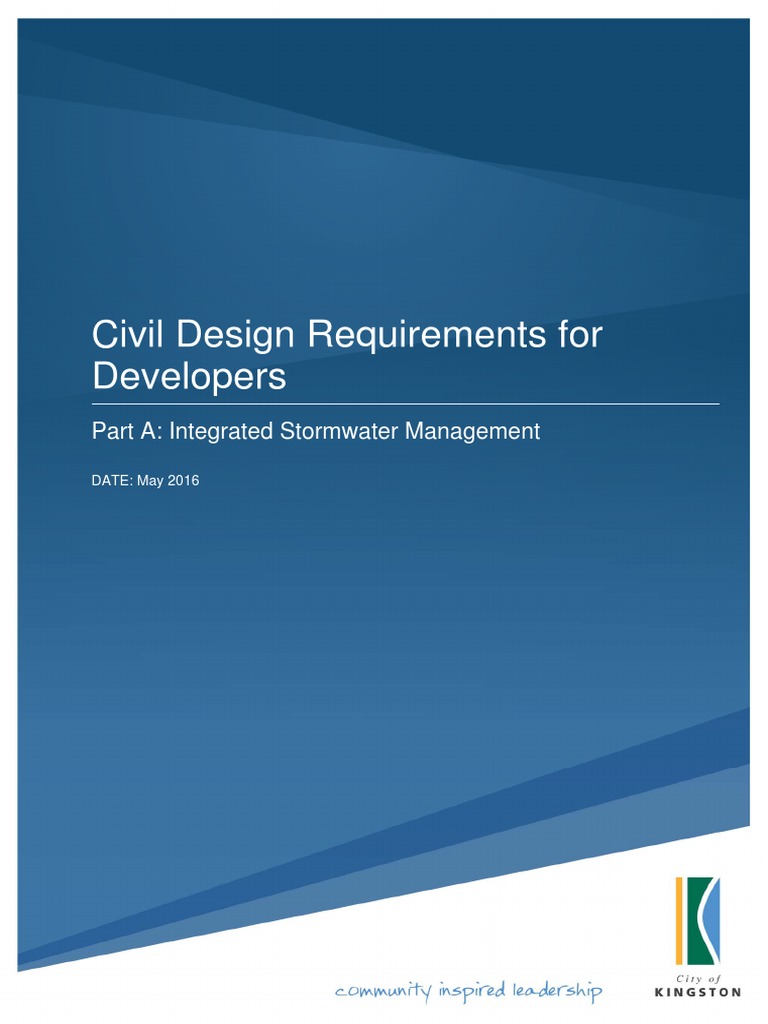 Integrated Stormwater Management Guidelines | PDF | Stormwater | Flood