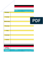 Content Calendar Template