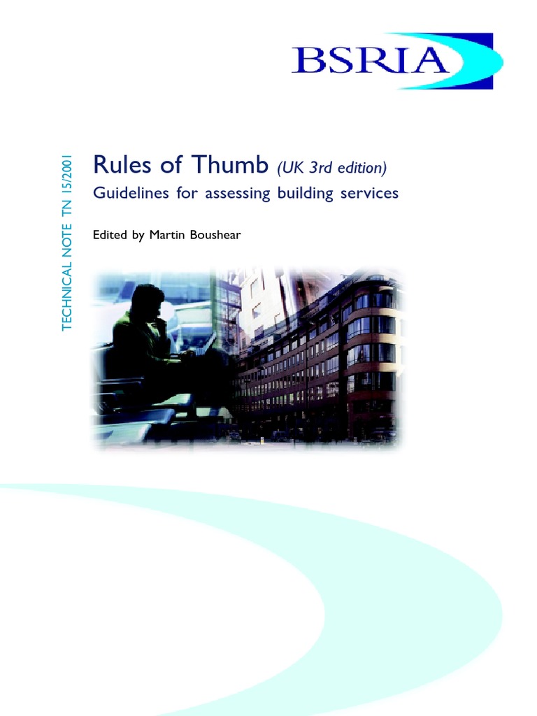 Rules of Thumb (3rd Edition) | PDF | Boiler | Carbon Dioxide