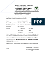 Surat Aktif PKM Indra Jaya