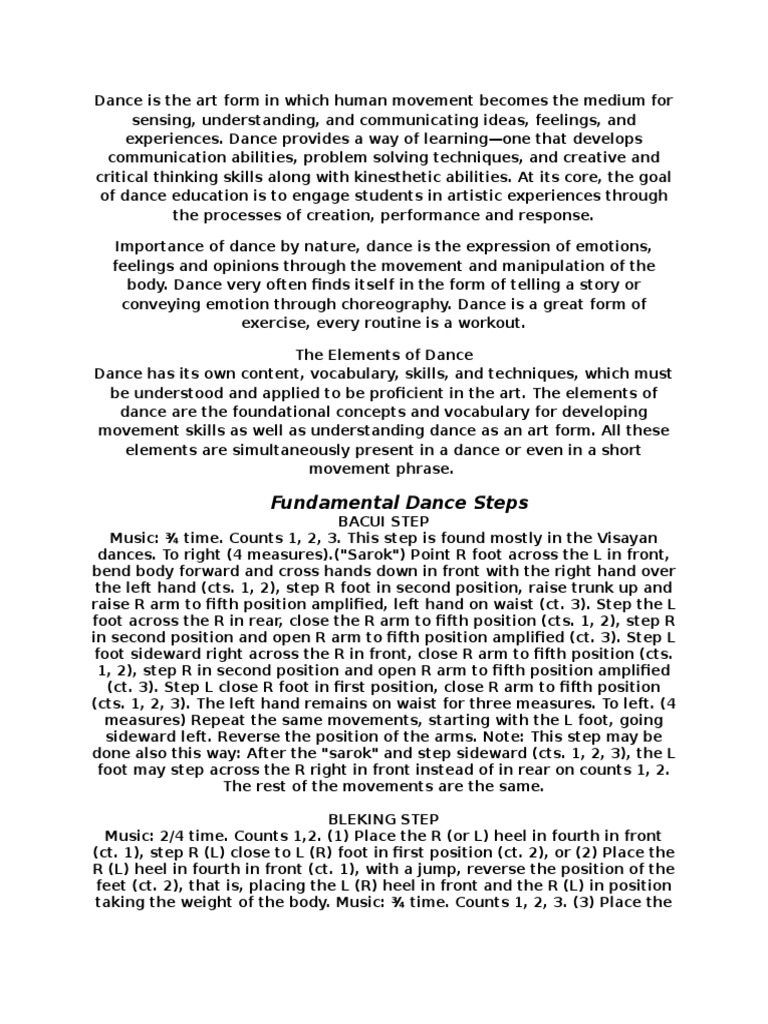 Dance as an Art of Expression | PDF | Dances | Ct Scan