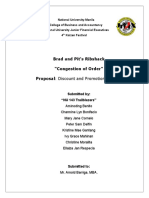 Brad and Pit's Ribshack "Congestion of Order" Proposal: Discount and Promotion Scheme